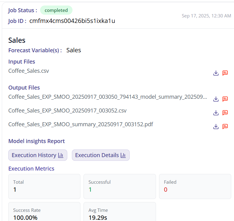 Advanced Model Processing